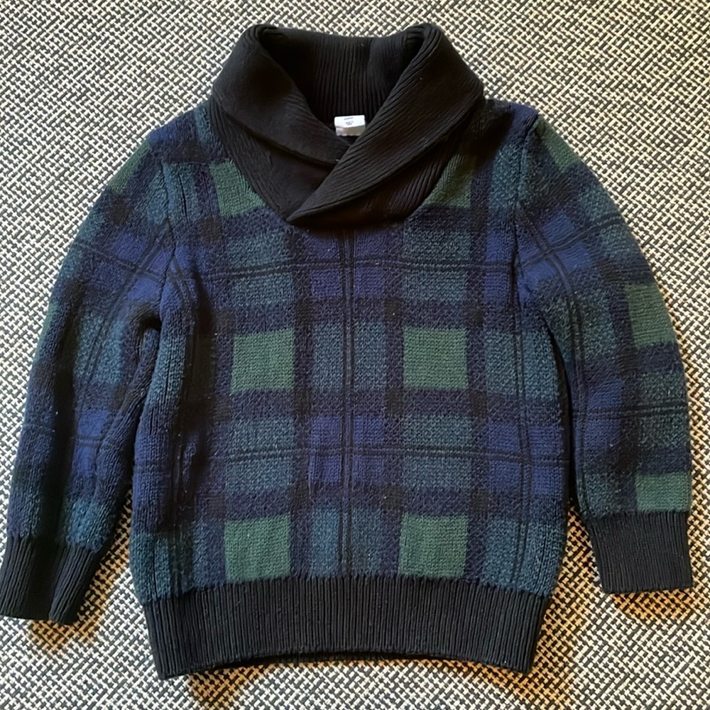 Baby gap plaid sweater 3T
